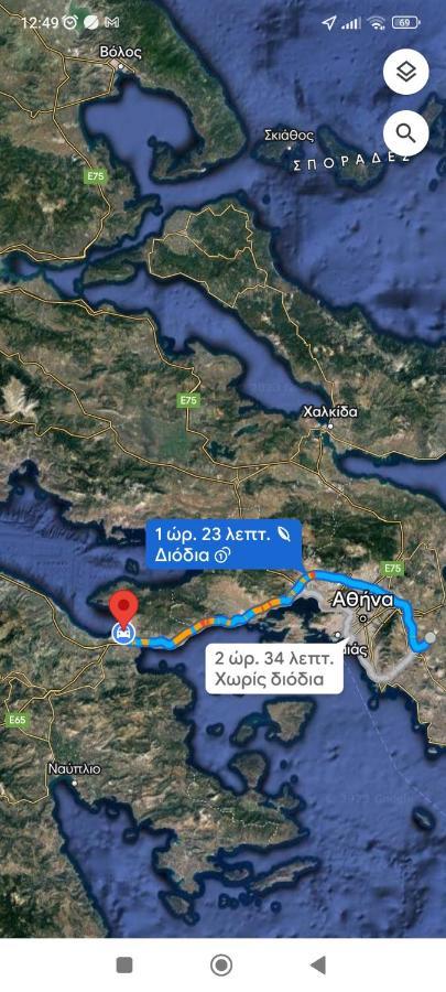 Studio Poseidonia Apartment 75Sqm Corinth Canal Екстер'єр фото