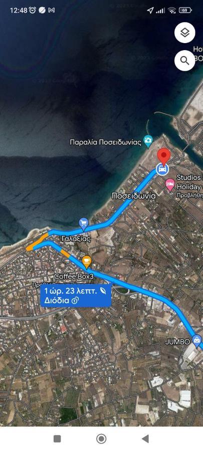 Studio Poseidonia Apartment 75Sqm Corinth Canal Екстер'єр фото